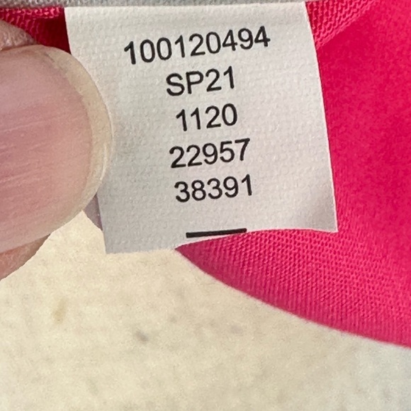 Charter Club Sleeveless Mock Ruffle Tie Neck - Hot Pink - size Petite Medium - Picture 10 of 10